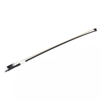 Хорошо сбалансированное углеродное волокно, 1/4 скрипка, смычок, круглая палочка, изысканная лягушка из черного дерева из конского волоса for 3 4 violin