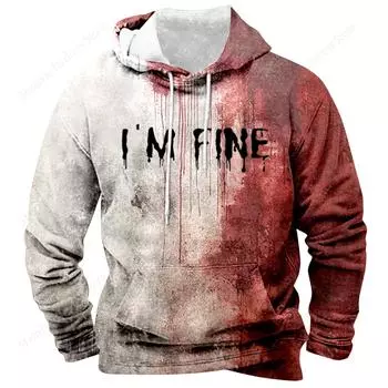 Horror Blood 3D Print Hoodie Men Women Fashion Hoodies Halloween Sweatshirt Boy Coats Women Sweats Men s Hoodie Letter Print S