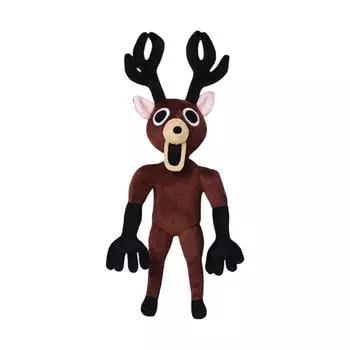 Horror Game Surrounding Elk Doll Prone Elk Plush Toy One Size