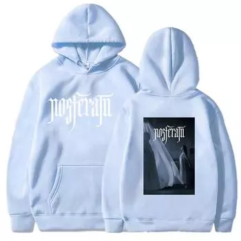 Horror Movie Nosferatu Hoodies Long Sleeve Winter Casual Sweatshirt New Film Print Clothes Men Women Hoody XS