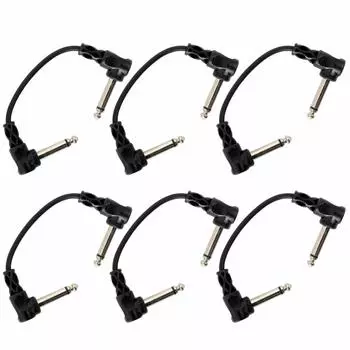 Hosa 15 см LL патч-кабель 6 шт. CFS-606 чёрный