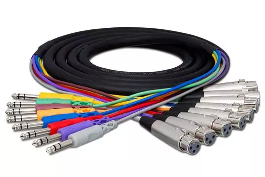 Hosa STX-803F 3 м XLR Female to Stereo Phone Snake Cable
