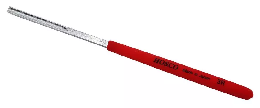 HOSCO fret end dressing file for Jumbo compatible with stainless steel frets frets, TL-FE3HC