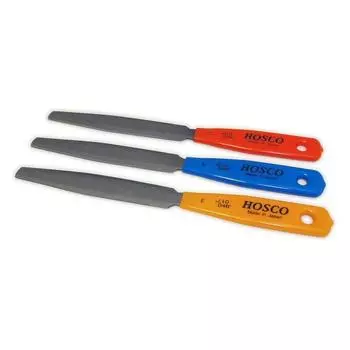 HOSCO Luthiers Tools Набор из 3 напильников для порожков электрогитары TL-NF3E