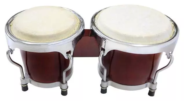 HOSCO Mini Tunable Bongo, Red, JBG-001R