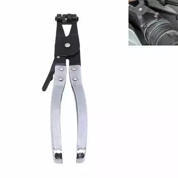 Hose Clamp Pliers Car Water Pipe Removal Tool for Fuel Coolant Clips Thicker Handle Enhance Strength Comfort серебряный