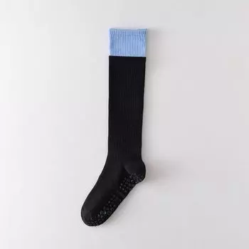 Hose Pressure Yoga Socks Professional Non-Slip Calf Socks Pairs of Luo Kou Pilates Indoor Sports Fitness Professional Socks 9206 yoga calf socks black 1 pair]
