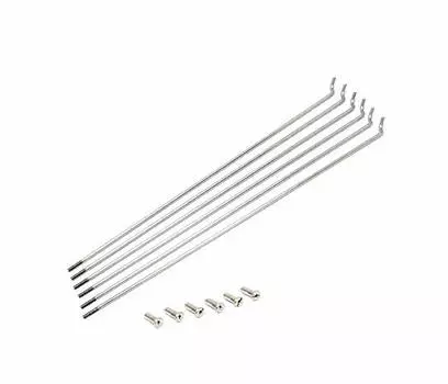 Спицы HOSHI 13 x 175 FIX спицы SB нержавеющая сталь 1 комплект из 6 штук с 6 ниппелями (6 шт.) # 13