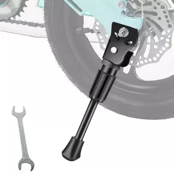 Hoshiumi Side Stand Bicycle Stand Kickstand One Leg Stand for Easy Installation Suitable for Bicycles Carbon Steel Bicycle Accessories Wrench Included