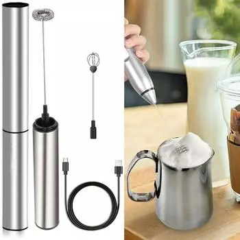 Host Milk Frother Home Electric Kitchen Foam Maker Cafe stores Whisk Kit