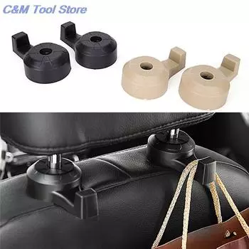 Hot 2Pcs/lot Universal Car Truck Suv Seat Back Hanger Organizer Hook Headrest Holder Backrest hook for automobile JETTING коричневый