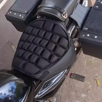 Hot 3D Gel Seat Motorcycle Seat Cushion Anti Slip Motorbike Pillow Pad Comfort Sunscreen Gel Seat Cushion Motorcycle Accessories красный