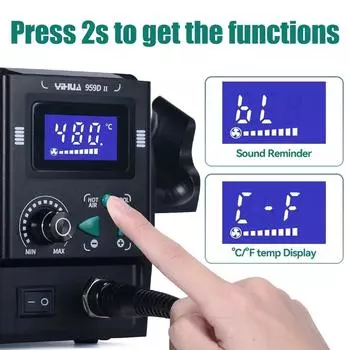 Сварочная станция с горячим воздухом, ремонт мобильных телефонов, демонтажная станция, цифровая сварочная станция с горячим воздухом, газосварочное оборудование