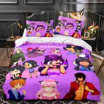 Hot APHMAU Bedding Sets Single Twin Full Queen King Size Game APHMAU Bed Cover Children s Kid Room Decor Gaming Duvet Cover Sets Eu Single 135x200cm