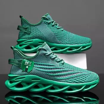 Hot Green Mens Blade Sneakers Light Knitting Women s Socks Shoes Comfort Breathable Man Platform Sneaker zapatillas de deporte 36