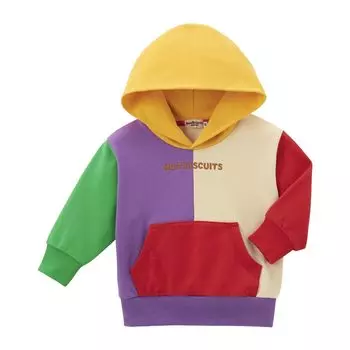 HOT Hoodie Boys Girls Baby Clothing Multicolor 110cm [MIKIHOUSE BISCUITS] Детская 70-5601-494