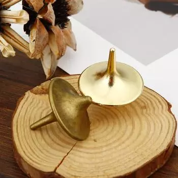 Hot Movie Totem Metal Gyro Golden Hand Spinning Top Fingertips Small Cyclone Gyroscope Antistress Fidget Toys For Children Gifts бронзовый