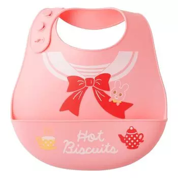 HOT нагрудник для обеда розовый [MIKIHOUSE BISCUITS] 70-2979-570 розовый