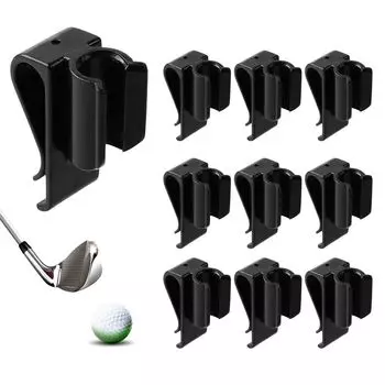 Hot New Golf Club Golf Bag Clip Putter Clamp Holder Putting Organizer Ball Marker чёрный