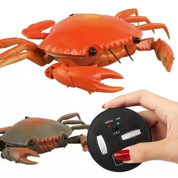 Hot New Strange Remote Control Crab Toy Children s Infrared Remote Control Trick Toy Animal Insect Model зелёный