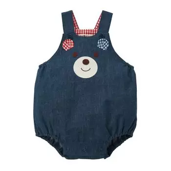 HOT Rompers Мальчики Девочки Детская одежда Navy S [MIKIHOUSE BISCUITS] Детская (70-80см) 70-1527-495 тёмно-синий