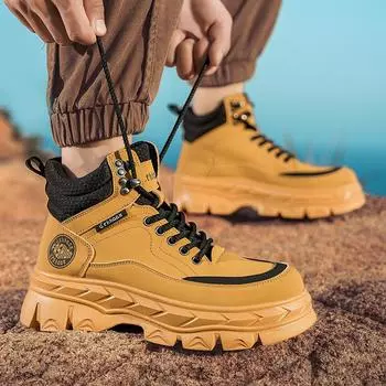 [Hot Sale] 2024 Winter Trend Men s Boots, Retro Men s Boots, British High Top Martin Boots 39