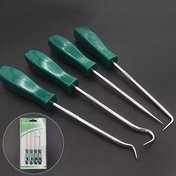 Hot Sale 4Pcs 135mm Car Auto Vehicle Oil Seal Screwdrivers Set O-Ring Seal Gasket Puller Remover Pick Hooks Repair Tools for car