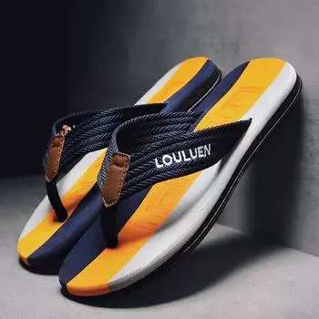 Hot Sale Cheap Summer Man Flip Flops Light Non-slip Beach Slippers for Men Flip-flops Comfortable Flat Sandals chanclas hombre 39