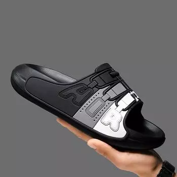 Hot Sale Classic Simple Men s Slippers Slippers Male Beach Waterproof Shoes Man Outdoor Sport Comfortable Sandal Explosive Style 38