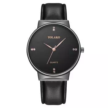 Hot Sale Fashion Diamond-encrusted Men s Watch Men s Watch Belt Quartz Watch