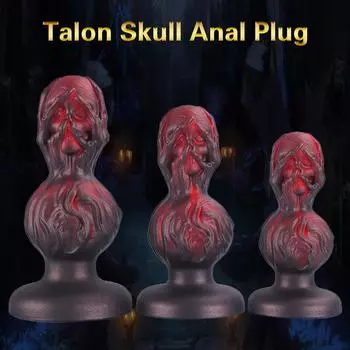 Горячая Распродажа Магический Коготь Череп Анальная Пробка Мужские и Женские Секс-Игрушки Анальный Массаж Устройство для Анальной Дилатации Альтернативная Симуляция Пениса S Code
