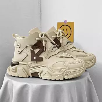 Hot Sale Original Men s Sneakers Fashion Chunky High top Designer Shoes Men Platform Sneakers Hip Hop Casual Sports Shoes Men 39