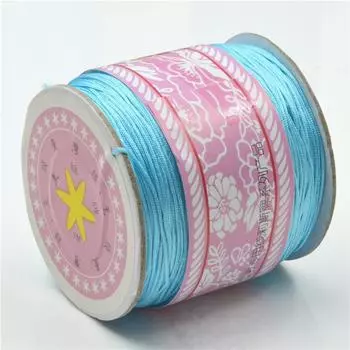 Hot Sale Taiwan Line Liz, Meiz Brand No. 72 Jade Line Diy Jewelry Material Accessories, Chinese Knot Wire Max Brand Line 72 небесно-голубой