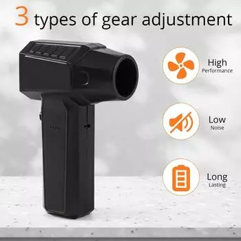 Hot Sell Mini Turbo Jet Fan Electric Air Duster Applicable to Car Computer Cleaning Blower Tool чёрный