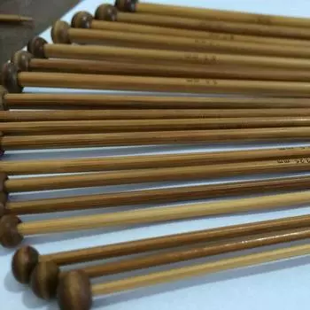 Hot selliing 35cm Bamboo 1 pair 2 PCS Knitting Knitting Tools Hot High Quality Multiple Sizes Needles 35CM 2.0mm