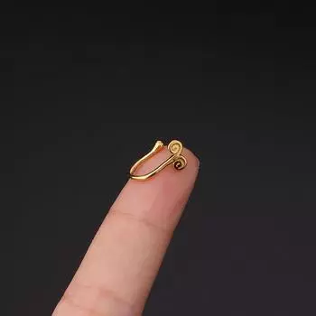 Горячая распродажа поддельный пирсинг клипса для женщин и девушек тренд 1 шт нос кольцо манжета уха манжеты новые украшения для тела сердце крест цветы 50