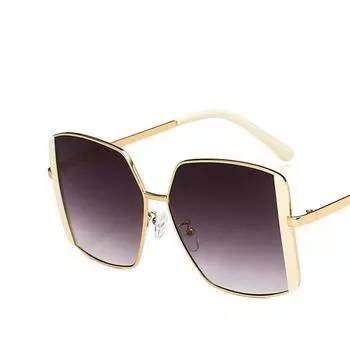 Hot selliing Sun Glasses Shades UV400 High Quality Luxury Eyewear Brand Designer Hot Sale Square Oversized Popular Women Retro Sunglasses Female зелёный