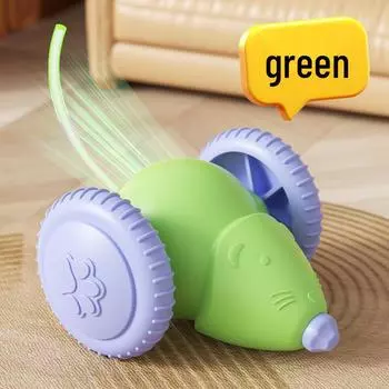 Hot-Selling Cat Electric Toy: Interactive Mouse Teaser and Self-Amusement Play Stick for Cats and Dogs