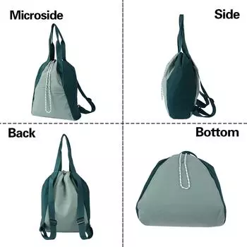 Hot-selling drawstring backpack portable large-capacity multi-functional shoulder bag simple dual-purpose casual handbag 30*20*40cm белый