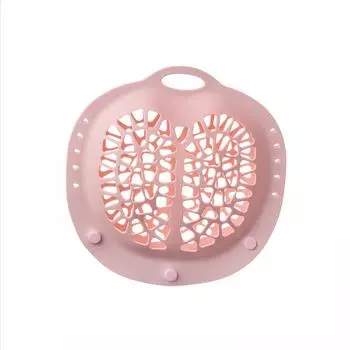 HOT Selling Fine Mesh Silicone Laundry Bag Bra Protection Washing Bag Household Anti-deformation Laundry Bag Underwear Washing and Protection 1PCS розовый