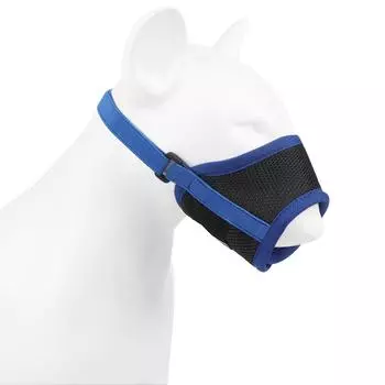 Hot selling new arrival Pet mask Avoid barking biting Breathable fabric Pet muzzle for dog S