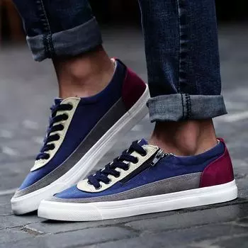 Hot Selling Non-Leather Casual Shoes Men Canvas Espadrilles for Men Lightweight Leisure Shoes Classic Lace up Men s Canvas Shoes 39