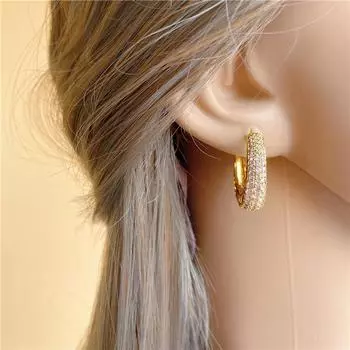Hot selling personalized hollow women s circular earrings, fashionable women s circular earrings, jewelry accessories