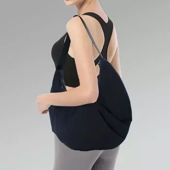 Hot-selling same croissant bag fashionable pleated women s shoulder bag trendy underarm bag 29*25*3cm чёрный