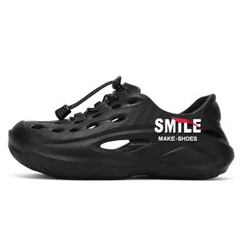 Hot-selling summer men s high-quality EVA outdoor cool fluorescent hole shoes driving sandals 40