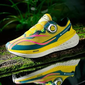 Hot Selling Unisex Sneakers with High-quality Fashion Design Suitable Young Outdoor Runn Shoes Knob Buckle Breath Training Shoes 36 черный белый