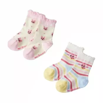 HOT Socks Pack Boys Girls Baby Clothing Pink [MIKIHOUSE BISCUITS] Детская 9(9-10cm) 74-9636-681