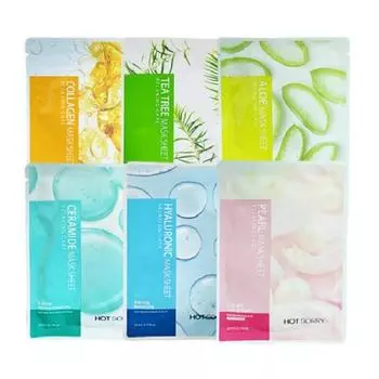 [HOT SORRY] Тканевая маска для расслабляющего ухода 10 шт. - 6 типов