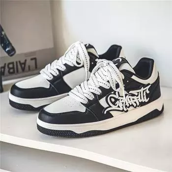 Hot Style Men s Casual Shoe Trendy All-match Mens Vulcanized Shoes Anti-wear Outdoor Trendy All-match Casual Flat Shoes for Men 39