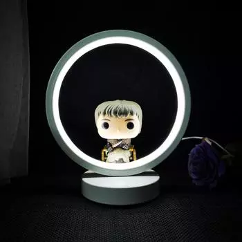 Hot toys Dragonball Z Creative Circular Atmosphere LED Nordic Style Wrought Iron USB Plug Three Color Light Bedroom Night Light